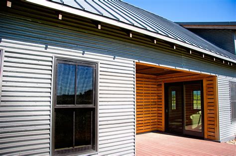 corrugated metal in house|exterior homes with corrugated metal.